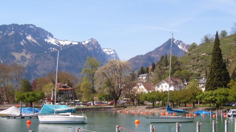 Hafen von Weesen SG am Walensee