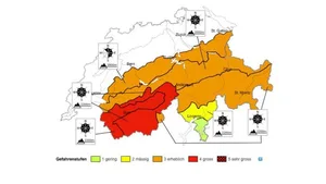 Das Wetter macht Kapriolen: Im Kanton Wallis ist die Lawinengefahr gross.