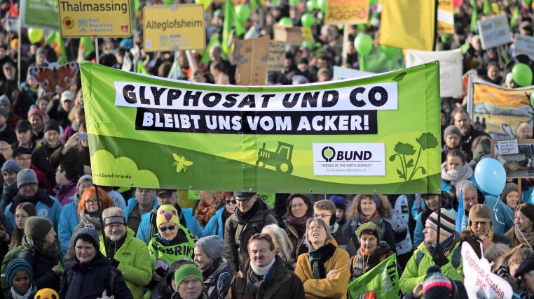 Demonstration gegen Glyphosat