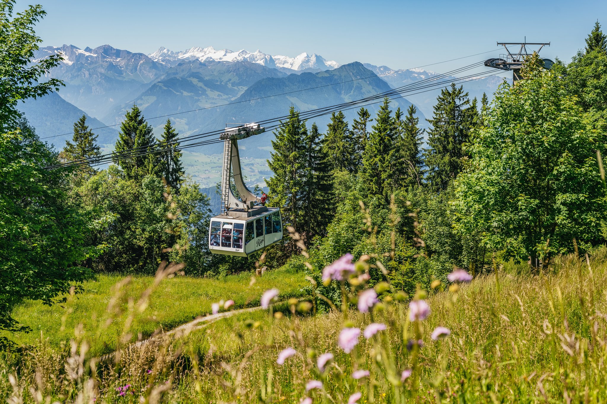 Diese vier Berggipfel sind mit der Seilbahn erreichbar