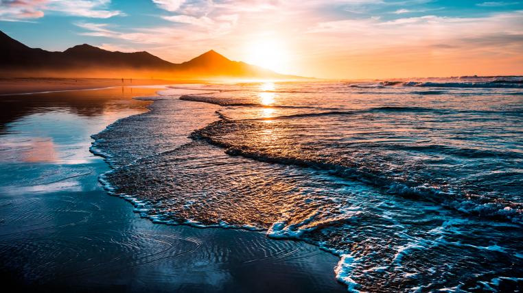 Sonnenuntergang am Strand