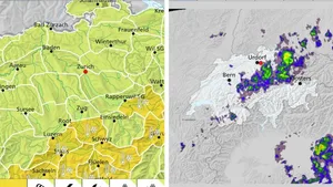 Die MeteoSwiss-App des Bundes warnt neu auch per Push-Meldungen vor Naturgefahren.