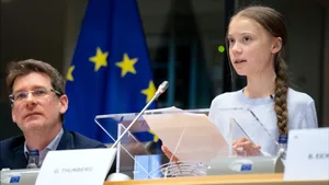 Greta Thunberg spricht vor dem Umweltkomitee des Europaparlaments am 4. März 2020.