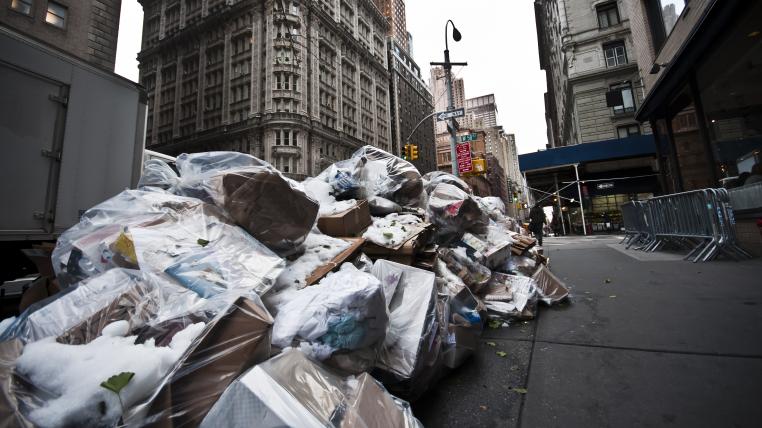 Müllsäcke in New York