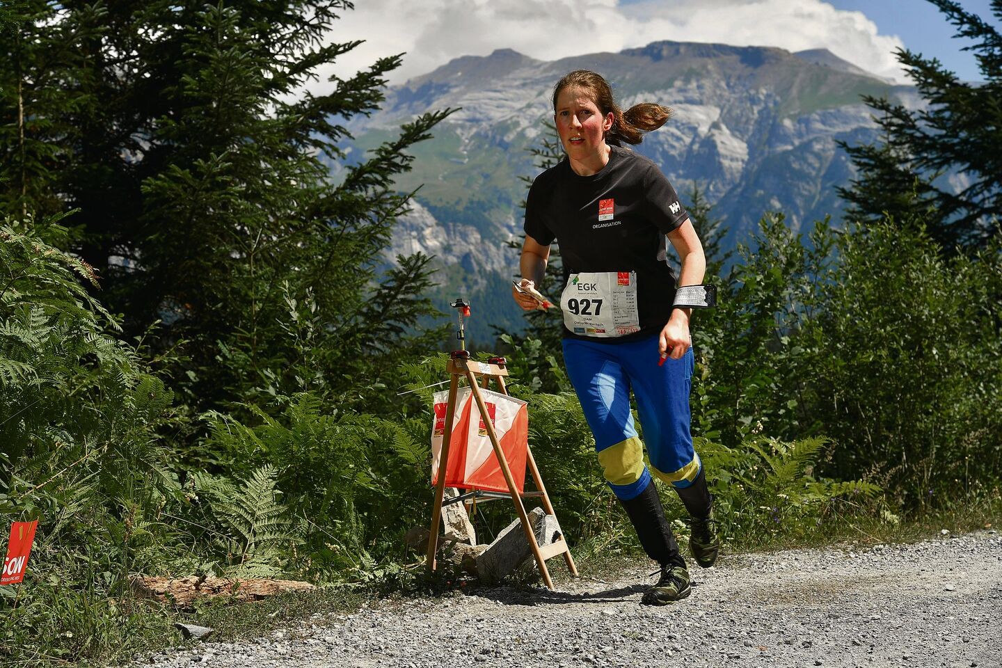Deborah Rentsch auf dem Weg ins Ziel.