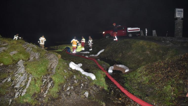 Feuerwehreinsatz auf dem San Bernardino