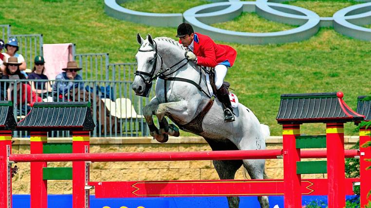 Willi Melliger und Calavro an den Olympischen Spielen in Sydney 2000