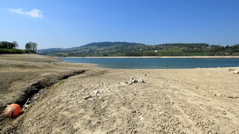 Trockenheit am Greyerzersee