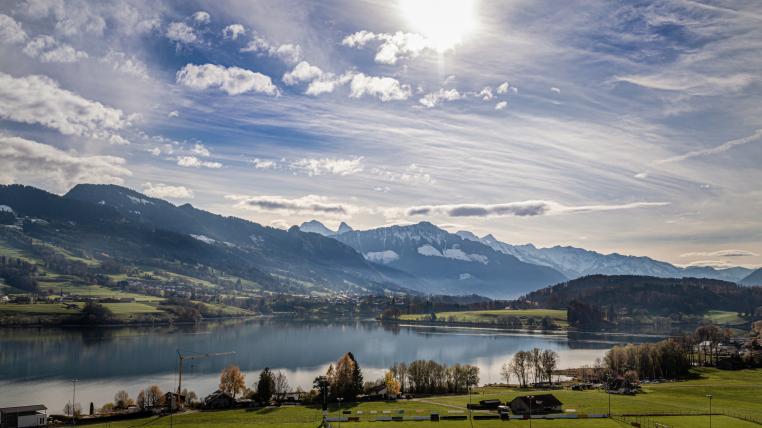 Greyerzersee im Kanton Freiburg