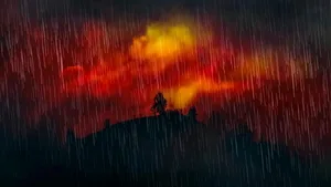 Regen und Feuer: Ringen der Naturgewalten in Australien.