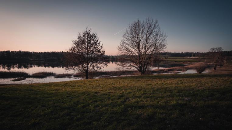 Zürcher Katzensee im Winter