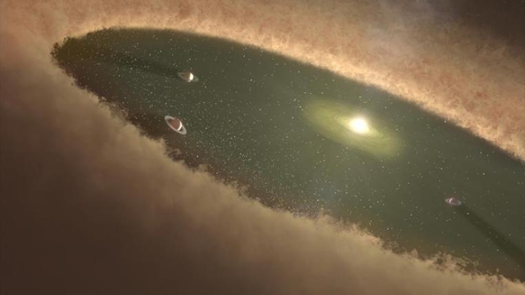 Geburt eines Planeten