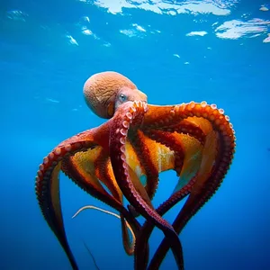 Kraken lernen sehr schnell und sind Meister der Tarnung und Täuschung.