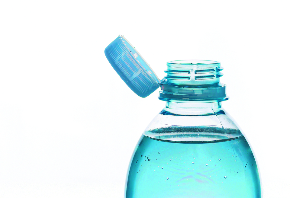 Flasche mit Deckel