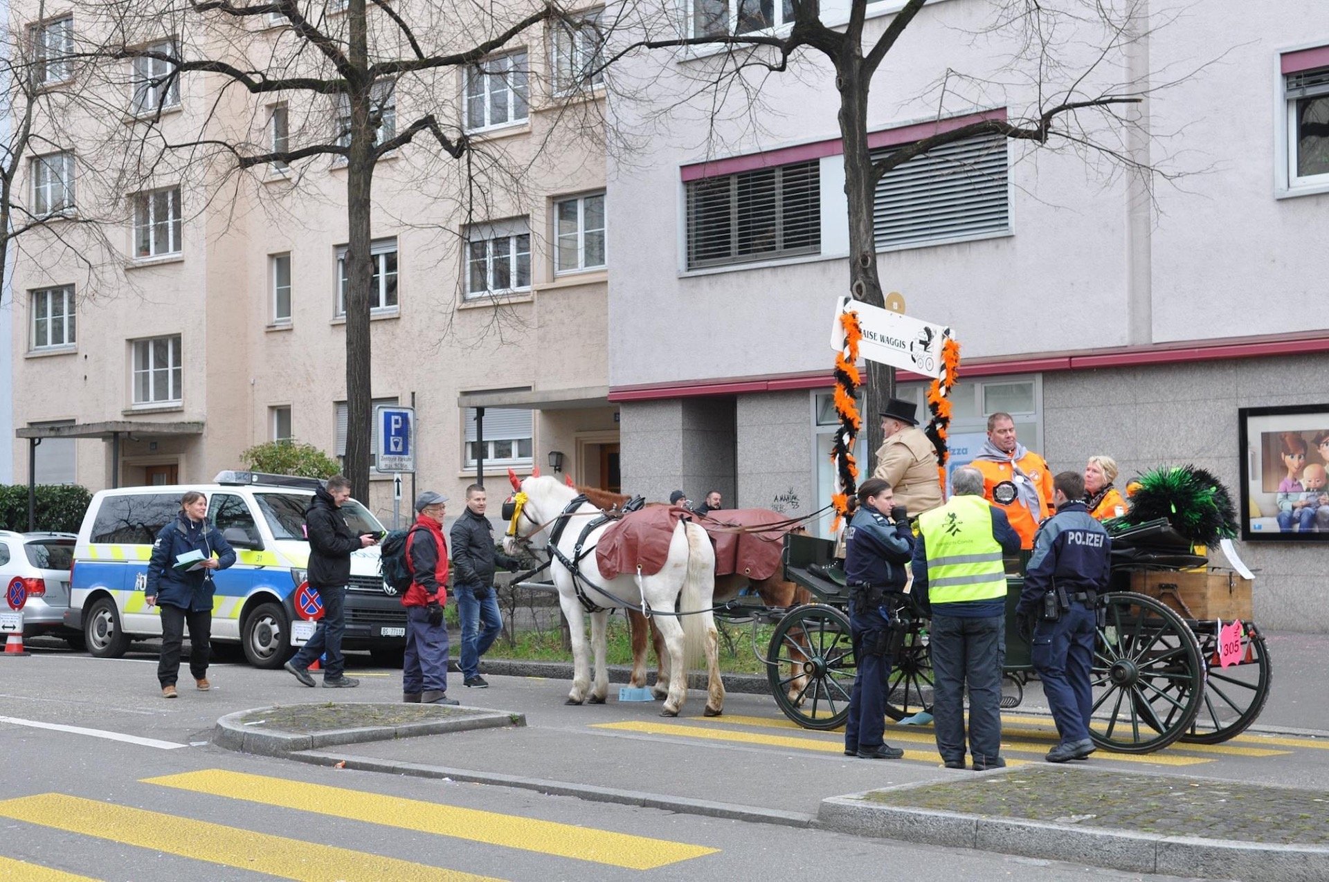 Pferdekutschen sollen an der Basler Fasnacht verboten werden