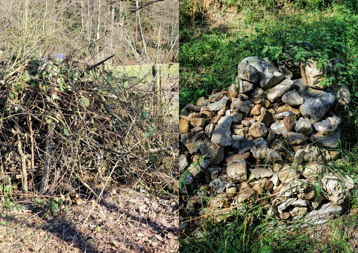 Canva-Collage Do it yourself: Anleitung für Asthaufen und Steinhaufen