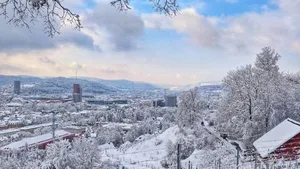 Der viele Schnee im Mittelland – hier in Winterthur – hat zu leicht erhöhten Messwerten von Radioaktivität geführt – ein natürlicher Vorgang.