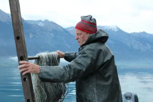 Hanspeter Kaufmann ist der letzte Fischer auf dem Brienzersee.