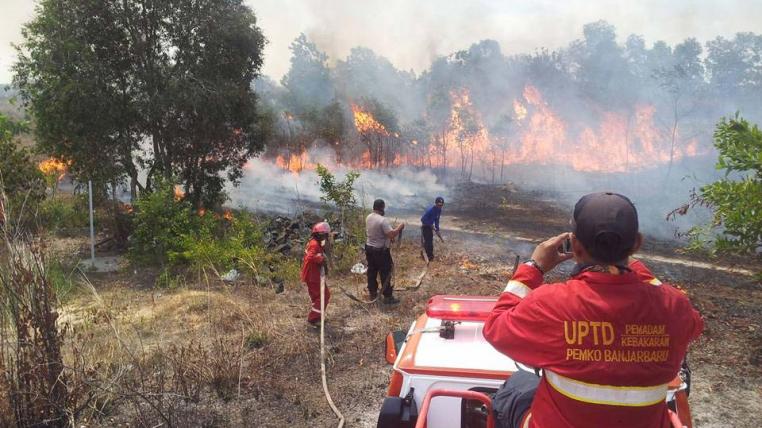 Waldbrand Indonesien