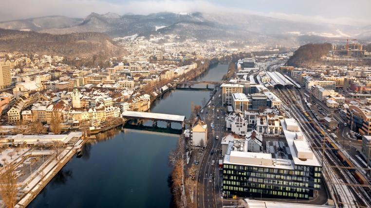 Olten von oben